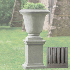 Campania Textured Hampton Urn with Pedestal