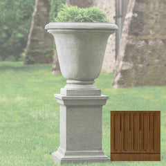 Campania Textured Hampton Urn with Pedestal