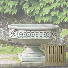 Campania Williamsburg Low Fretwork Urn