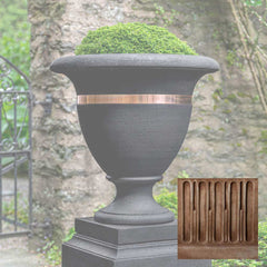 Campania Classic Copper Banded Urn, Large