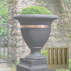 Campania Classic Copper Banded Urn, Large