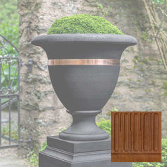 Campania Classic Copper Banded Urn, Large