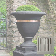 Campania Classic Copper Banded Urn, Large