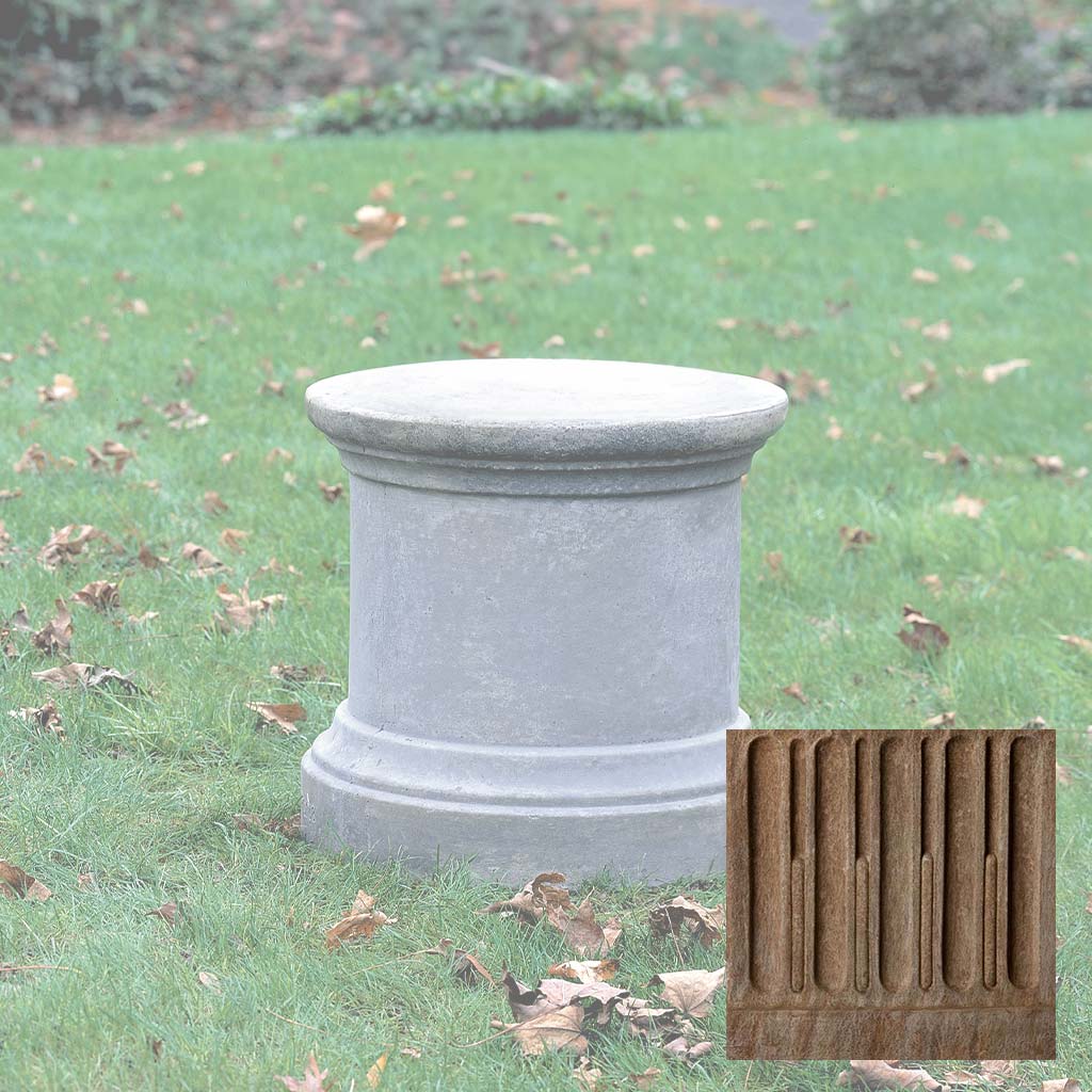 Campania Plain Round Pedestal