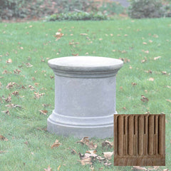 Campania Plain Round Pedestal