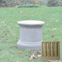 Campania Plain Round Pedestal