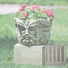 Campania Textured Low Sq Pedestals