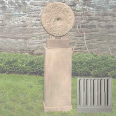 Campania Rectangular Tall Pedestal