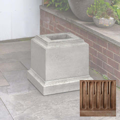 Campania Textured 12 Inch Pedestal