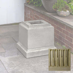 Campania Textured 12 Inch Pedestal