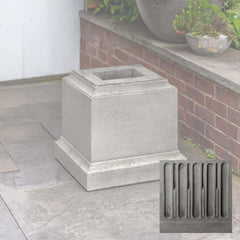 Campania Textured 12 Inch Pedestal