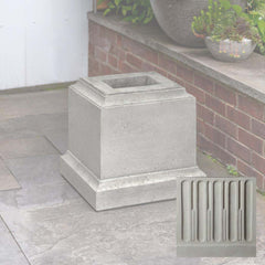 Campania Textured 12 Inch Pedestal