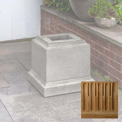 Campania Textured 12 Inch Pedestal