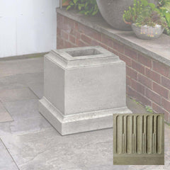Campania Textured 12 Inch Pedestal