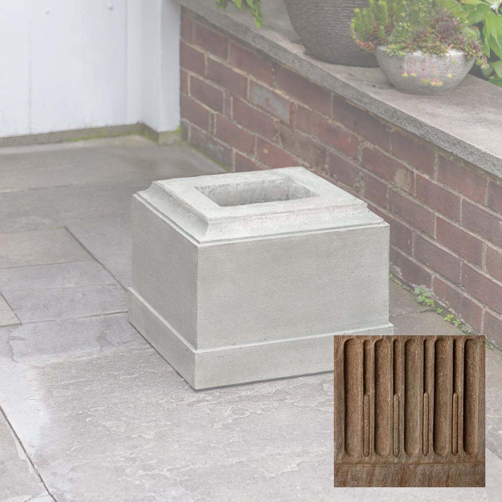 Campania Textured 12 Inch Pedestal