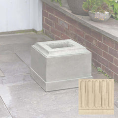 Campania Textured 12 Inch Pedestal