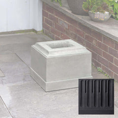 Campania Textured 12 Inch Pedestal