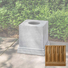 Campania Shelbourne Pedestal