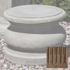 Campania Low Round Plain Pedestal