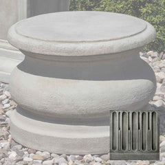 Campania Low Round Plain Pedestal