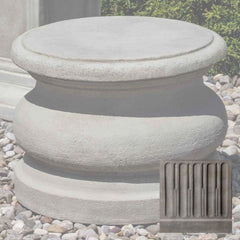 Campania Low Round Plain Pedestal