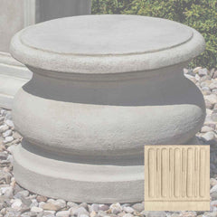 Campania Low Round Plain Pedestal