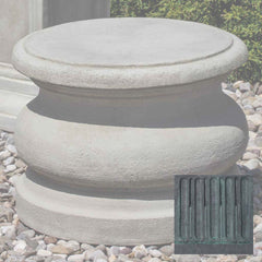 Campania Low Round Plain Pedestal