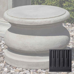 Campania Low Round Plain Pedestal