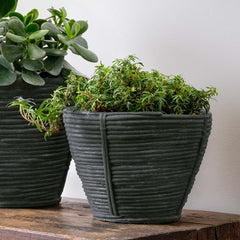 Reed Planter - Large - Grey