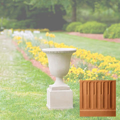Wburg Egg and Dart Urn W Classic Short Pedestal