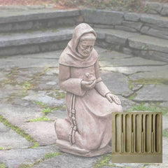 Campania Kneeling St. Francis with Bird