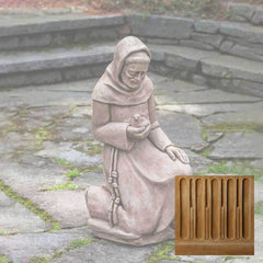 Campania Kneeling St. Francis with Bird