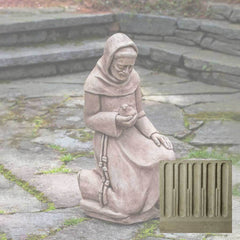 Campania Kneeling St. Francis with Bird