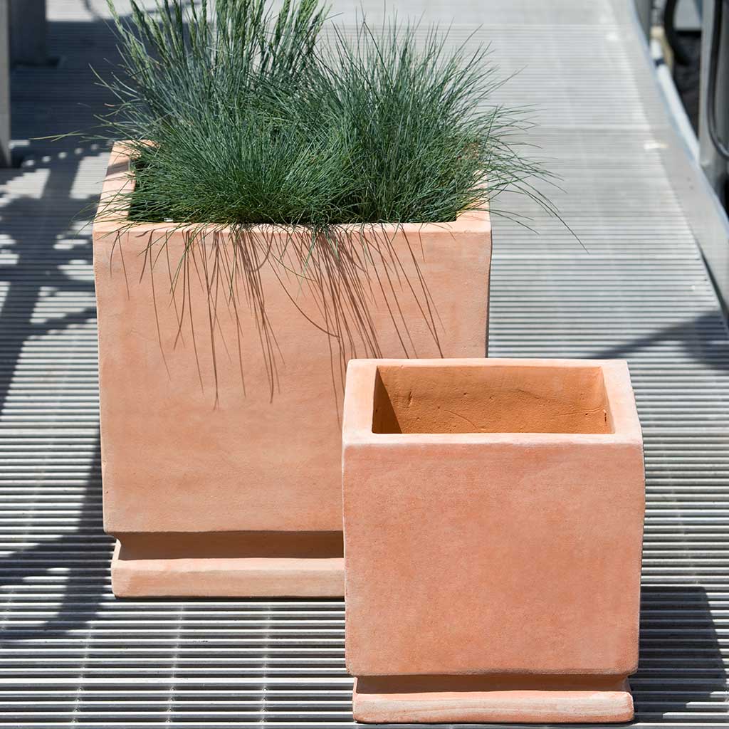 Photo of Campania Cuardros Planter - Terra Cotta - Set of 2 - Exclusively Campania