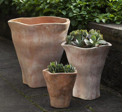 Photo of Campania Fox Glove Planter - Terra Cotta - Set of 3 - Exclusively Campania