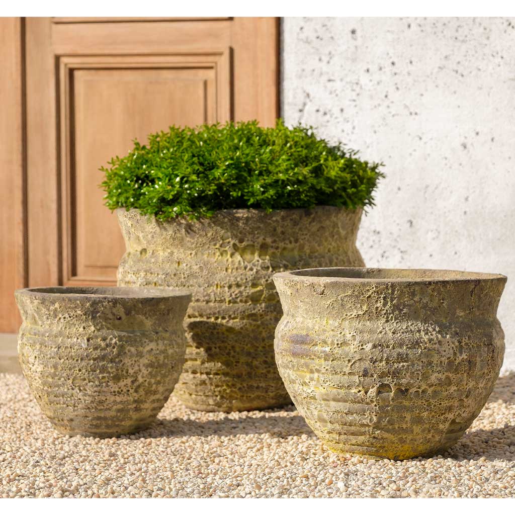 Photo of Campania Courances Planter - Angkor Yellow - Set of 3 - Exclusively Campania