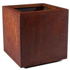Photo of Campania Steel Cube Planter - Steel - Set of 2 - Exclusively Campania