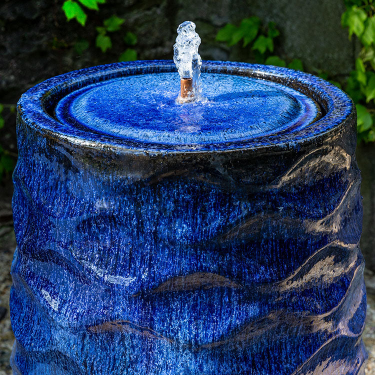 Photo of Campania Rumba Fountain - Riviera Blue - Exclusively Campania