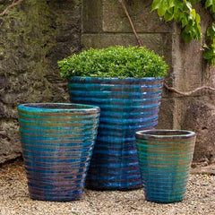 Photo of Campania Round Ruffle Planter Set of 3 - Exclusively Campania