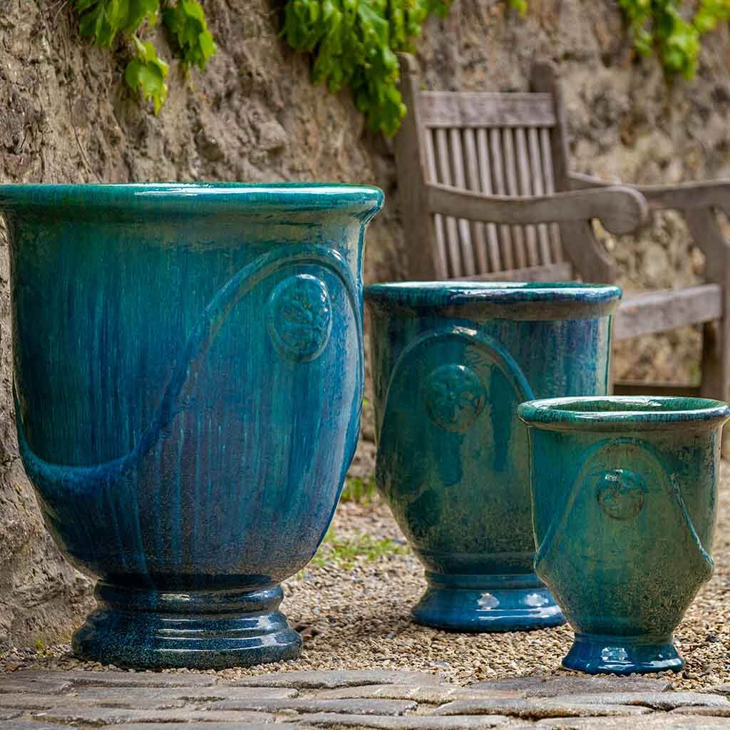 Photo of Campania Anduze Urn - Set of 3 - Exclusively Campania