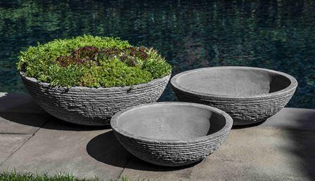 Photo of Campania Stone Ledge Zen Bowl - Stone Ledge - Set of 3 - Exclusively Campania