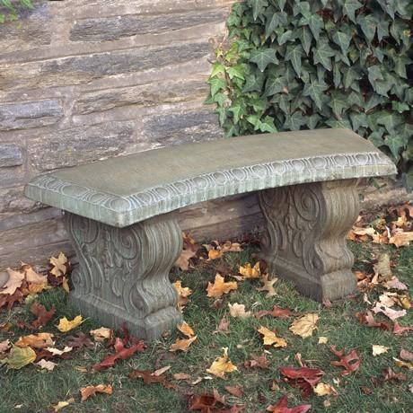 Photo of Campania Curved Traditional Bench - Exclusively Campania