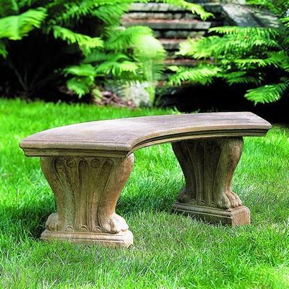 Photo of Campania Curved West Chester Bench - Exclusively Campania