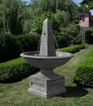 Photo of Campania Condotti Obelisk Fountain - Exclusively Campania