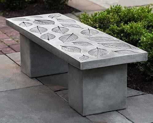 Photo of Campania Hydrangea Leaf Bench - Exclusively Campania