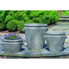 Photo of Campania Scroll Handle Planters - Exclusively Campania