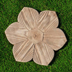 Photo of Campania Wood Flower Stepper - Exclusively Campania