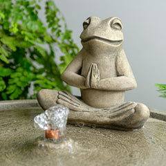 Photo of Campania Yoga Frog Fountain - Exclusively Campania